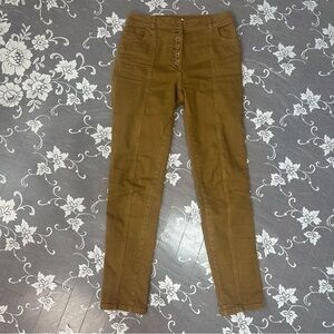 Ulla Johnson Exposed Button Skinny Jean Sz 0